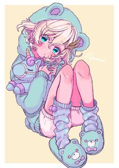 Cute Anime, A Drawing, Anime Kawaii, A Girl, Pastel, Twitter, Anime, Art, Kawaii