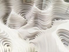 an abstractly designed surface with wavy lines