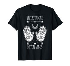 PRICES MAY VARY. Funny womens halloween shirts, Thick thighs and witch vibes t-shirt, Thick thighs shirt, Occult shirt Lightweight, Classic fit, Double-needle sleeve and bottom hem Witch Vibes, Halloween Shirts, Halloween Women, Halloween Witch, Halloween Shirt, Branded T Shirts, Top Styles, Fashion Branding, Witch