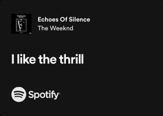 i like the thrill spot on spotify