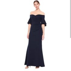 Nwt And In Beautiful Condition Calvin Klein A-line Evening Dress, Black Calvin Klein, Calvin Klein Dresses, Calvin Klein Dress, Calvin Klein Black, Dresses Black, Womens Calvin Klein, Evening Gown, Off The Shoulder