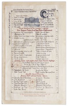 an old document with writing and symbols on the front, in red ink by anonymous unknown