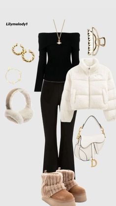 Outfit Ideas, Ootd, Boots, White, Black