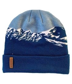 Ready to scale the mountain? Conquer your fear of heights with this Summit beanie. Available for both men and women, it features a realistic alpine image that makes you want to reach for those skis. Pull it on, jump in the ski lift and feel the rush. Midweight Beanie For Winter Outdoor Activities, Winter Outdoor Midweight Beanie, Adjustable Windproof Beanie For Outdoor Activities, Blue Winter Beanie For Outdoor Use, Blue Winter Beanie For Outdoor, Blue Winter Outdoor Beanie, Adjustable Winter Beanie For Outdoor Activities, Adjustable Beanie For Winter Outdoor Activities, Guess Clothes