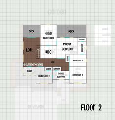 the floor plan for an apartment building