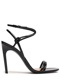 Find GUCCI 105mm Patent Leather Strappy Sandals on Editorialist. 105mm Heel. Black patent leather upper . Leather sole . Knot detail . Adjustable ankle strap with buckle closure Chanel Loafers, Gucci Sandals, Latest Sandal, Gucci Heels, Strappy Leather Sandals, Black Strappy Sandals, Leather Platform Sandals, Elegant Shoes, Black Sandals Heels