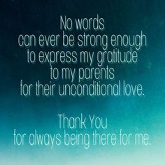 a blue background with the words thank you for always being there for me