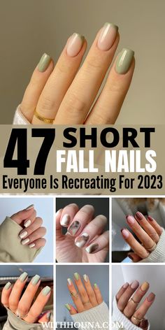 47 Cute Short Fall Nails of 2023 and Short Fall Nail Designs You Have to Recreate Trendy Fall Nails Short, Nails Short Fall, Nails 2023 Fall, Fall Nails Short, Fall Nails Inspiration, Nails Ideas Autumn, Fall Nails Trendy, Short Fall Nails, Fall Nails 2023