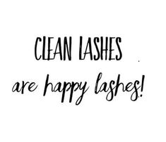 Wash Your Lashes, Lash Studio Ideas, Eyelash Quotes, Lashes Quotes, Lash Marketing, Lash Extensions Quotes, Clean Lashes, Lash Post, Lash Aesthetic