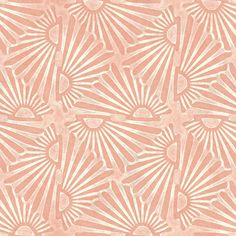 a pink and white wallpaper with an abstract design