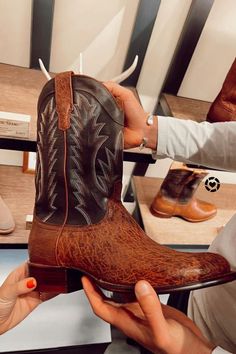 Find the Best Boots. Cowboy Boots Wrapped in the soft, textured nuance of smooth ostrich. Cowboy Looks. Fashion Looks. Fun Outfits. Get the Best Boots for Winter | Fun Outfits | Anna Grace Newell Boots For Winter, Best Boots, Fun Outfits, Wrap Boots