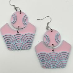 The Earrings Are 3d Printed With 100% Biodegradable Pla Filament. They Are Lightweight And Comfortable To Wear. This Earring (Without The Findings) Measures Approximately: 2 In X 2 In The Post Is Hypoallergenic. All Pieces Come Packaged In A Gift Box. Due To Being 3d Printed, There May Be Some Surface Imperfections From The Printing Process. Please Note That Colors May Appear Differently On Your Computer Screen. Earrings Are Lightweight And Durable. The Pieces Can Be Cleaned Gently With Mild Soa Printed Earrings, 3d Printed Earrings, Jewelry Cleaner, Computer Screen, 3d Printed, Printing Process, Statement Earrings, Biodegradable Products, 3d Printing