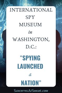 an advertisement for the national spy museum in washington, d c saying it's launching a nation