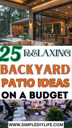 This pin is all about relaxing backyard patio ideas on a budget in line with home decor, interior design, DIY decor, living room ideas, bedroom inspiration, modern decor, minimalist style.

Click on the link for more details Inexpensive Patio, Inexpensive Backyard Ideas, Diy Decor Living Room, Easy Backyard Diy, Wine Barrel Table, Patio Ideas On A Budget, Creative Backyard, Relaxing Backyard, Patio Layout