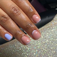 L Nails, Gel Overlay Nails, Natural Nails Manicure, Overlay Nails, Natural Nail Designs, Beauty Boost, Power Of Makeup, Work Nails, Blush Nails