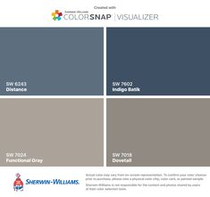 the color scheme for colorsnap visualizer, which is available in several different shades