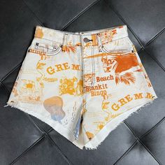 Rare Find Nwot Bdg Nostalgia Shorts. Size 24 (0). Excellent Brand New Condition. Smoke Free/Pet Free Home. Urban Outfitters Shorts, Bdg Urban Outfitters, Urban Outfitters, Womens Shorts, Brand New, Pet, Cream, Orange, Women Shopping