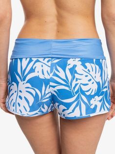 Perfect for those endless summer surf sessions, these ROXY printed boardshorts for women are crafted from 4-way stretch recycled polyester and cut with a fold-over waistband. The bright and bold colorways make it easy to match with your favorite swim tops and rashguards. Features Fabric: Recycled polyester elastane blend fabric 4-way stretch Fit: Short length fit, 2" inseam Waist: Flat belt with a hidden drawcord for adjustability and support ROXY heat transfer logo on wearers left leg hem Compo Summer Board, Sand Surfing, Summer Surf, Summer Swim, Swim Bottoms, Endless Summer, Swim Top, Rash Guard, Board Shorts