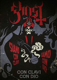 an old poster with the words ghost on it