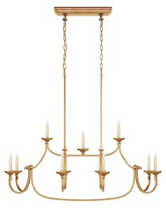 a chandelier with six candles hanging from it