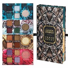 Urban Decay Game Of Thrones Eyeshadow Palette New in Box Brand New In Original Box, Untested. Limited Edition. 100% GUARANTEED AUTHENTIC! Made In U.S.A. Shade Descriptions (16 x 0.03-oz. and 4 x 0.05-oz) Use this arsenal of 20 eyeshadow shades to declare your allegiance to House Targaryen, House Lannister or House Stark or to defeat the White Walkers. This eyeshadow palette was inspired by Westeros and the strong women of the Seven Kingdoms. Jewel tones and earthy neutrals give way to dark metal Game Of Thrones Collection, Targaryen House, Urban Decay Eyeshadow Palette, The Iron Throne, House Lannister, Urban Decay Eyeshadow, House Stark, Iron Throne, Bold Makeup