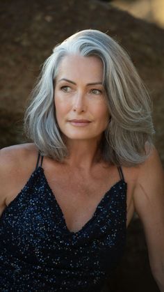 Gray Hairstyles, Grey Hair Over 50, Silver Sisters, Grey Hair Styles For Women, Silver Grey Hair