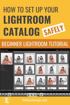 how to set up your lightroom catallog safely with the beginer lightroom guide