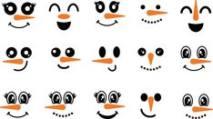 an image of cartoon faces with different expressions