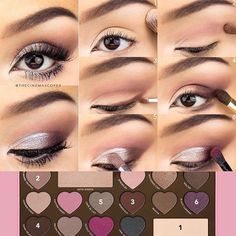 Gorgeous tutorial by @thecinemascoper featuring our Chocolate Bon Bons Palette! #regram #chocolatebarpalette #toofaced Eye Shadow Tutorial, Shadow Tutorial, Almond Eye Makeup, Bar Palette, Chocolate Bonbons, Eyeshadow Ideas