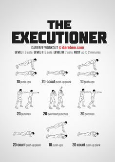 an exercise poster with instructions to do the exercises