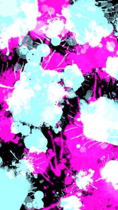 an abstract image of pink and white flowers