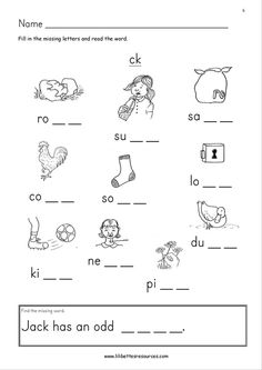 worksheet for beginning and ending sounds with pictures on the words in each letter