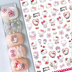 1PCS 3D Hello Kitty Nail Stickers Cartoon kawaii Cat Nail Designs Nail Art Supplies Anime Kuromi Cat Nail Designs, Hello Kitty Nail, Kitty Nail, Cat Nail, Stickers Cartoon, Cartoon Kawaii, Hello Kitty Nails, Designs Nail, Nail Art Supplies