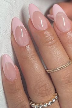 Pink Tip Nails, Girly Acrylic Nails, Thanksgiving Nails, Pink Nail, Clean Nails, Girls Nails, Prom Nails