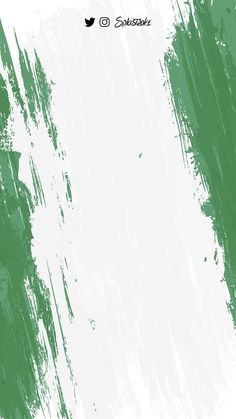 an abstract green and white background with brush strokes