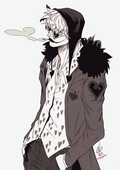 Anime Character, One Piece, Anime, Black