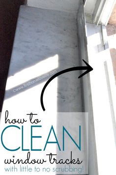 how to clean window tracks with little to no sanding instructions for windows and doors