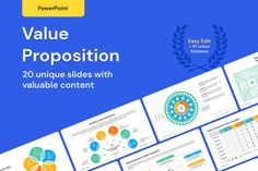 the powerpoint value proposition is displayed in this presentation