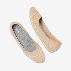 Allbirds Women's Tree Breezers - Palisade (Clay Sole) | Find Reviews & Sizing Info Slip-resistant Comfortable Ballet Flats, Comfortable Slip-resistant Ballet Flats, Comfortable Beige Flats, Casual Slip-resistant Ballet Flats, Casual Beige Ballet Flats With Rubber Sole, Casual Non-slip Ballet Flats With Flat Heel, Comfortable Ballet Flats With Rubber Sole For Spring, Comfortable Slip-resistant Flats, Non-slip Ballet Flats