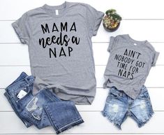 Funny Kids Shirts, Mom And Daughter Matching, Mommy And Me Shirt, Daughters Shirt, Mom Life Shirt, Mama Shirts, Mommy And Me Outfits, Baby Outfits, Diy Shirt