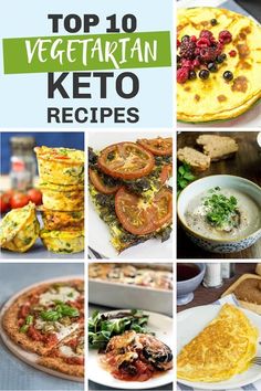 25 Easy Vegetarian Keto Recipes for Vegetarian Ketosis Ovo Vegetarian Recipes, Lacto Vegetarian, Veggie Dinners, Fall Challenge, Fast 800, Breakfast Muffin, Keto Eating