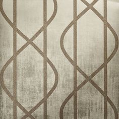 a beige and brown wallpaper with wavy lines on the bottom, in an abstract pattern