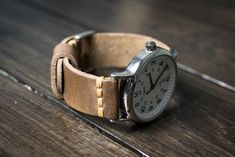 Colorful Watches, Timex Watches, Big Watches, Amazing Watches, Leather Watch Band, Watches Unique, Leather Watch Strap, Leather Watch Bands, Stitching Leather