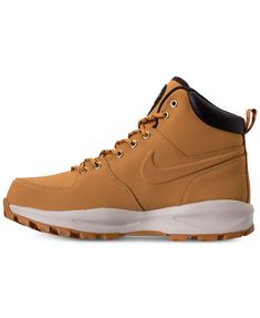 Nike Men's Manoa Leather Boots from Finish Line & Reviews - Finish Line Athletic Shoes - Men - Macy's Leather Boots With Boost Midsole And Round Toe, Nike High-top Winter Boots, Nike Waterproof High-top Boots, Nike High-top Waterproof Boots, Nike Round Toe Boots For Outdoor Work, Nike High-top Boots For Outdoor Activities, Nike Boots With Rubber Sole And Round Toe, Casual Nike Winter Boots, Nike Rugged Round Toe Boots