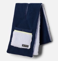 Inspired by one of our classic fleece pullovers, this scarf is crafted of high-pile Sherpa with a keyhole design that’s all about comfort. Chunky Scarf, Columbia Sportswear, Comforters Cozy, Sherpa Fleece, Columbia, Free Shipping, Blue, Design