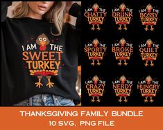 Matching Thanksgiving Shirts, Thanksgiving Family, Thanksgiving Shirt, Family Shirt, Thanksgiving Shirts, Cricut Cut Files, Cricut Cut, Shirt Svg, Purchase History