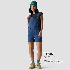 Whether we're collecting wood for the campfire or foraging snacks on our favorite trail, we know we're wearing the Stoic Cotton Canvas Hiking Bib. We built this adventure-ready shortall with rugged canvas that provides the durability we need while in the rough. The stretch fabric and relaxed silhouette keep us moving, and classic overalls features like side buttons and adjustable straps offer comfort and convenience on every trip outside. Utility Cotton Overalls For Outdoor, Cotton Overalls With Pockets For Outdoor Activities, Casual Overalls With Pockets For Outdoor Activities, Casual Cotton Overalls For Outdoor Activities, Casual Cotton Overalls For Outdoor, Casual Overalls With Pockets For Outdoor, The Stoics, Semi Annual Sale, Vintage Indigo