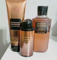 By Bath and Body Works MAHOGANY TEAKWOOD  FROM THE  Men COLLECTION Scents of MAHOGANY , Black teak, and Lavender Includes Ultimate Hydration Body Cream 8 oz 3 in one Hair, Body, & Face 10 oz Body Spray 3.7 oz If you have any questions please ask Happy Shoppin Aesthetic Items, Mahogany Teakwood, Deodorizing Spray, Bath And Body Work, Hygiene Products, Shea Body Butter, Antiperspirant Deodorant, Fragrance Spray, Wood Crates