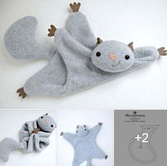 an image of stuffed animals made out of felt