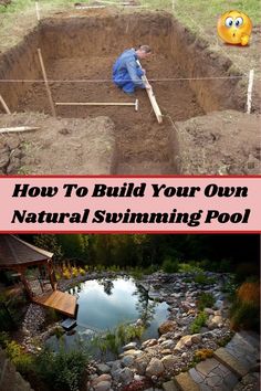 how to build your own natural swimming pool